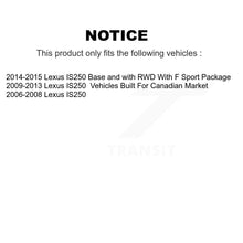 Charger l'image dans la galerie, Front Disc Brake Rotors And Ceramic Pads Kit For Lexus IS250