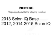 Charger l&#39;image dans la galerie, Front Disc Brake Rotors And Ceramic Pads Kit For Scion iQ