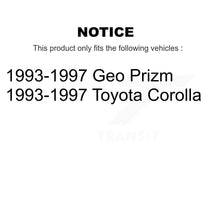 Load image into Gallery viewer, [Front] 1993-1997 Toyota Corolla Geo Prizm Premium OE Brake Rotors &amp; Ceramic Pads Kit For Max Braking