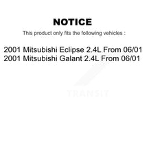 Charger l'image dans la galerie, [Front] 2001 Mitsubishi Eclipse Galant 2.4L Premium OE Brake Rotors &amp; Ceramic Pads Kit For Max Braking