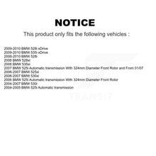 Charger l'image dans la galerie, Front Brake Rotor Ceramic Pad Kit For BMW 530i 528i 525i 530xi 535xi xDrive 535i