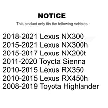 Charger l'image dans la galerie, Front Brake Rotor Ceramic Pad Kit For Toyota Highlander Sienna Lexus RX350 NX300