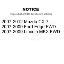 Charger l'image dans la galerie, Front Disc Brake Rotors And Ceramic Pad Kit For Ford Edge Mazda CX-7 Lincoln MKX