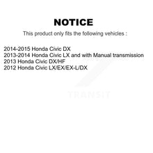 Charger l'image dans la galerie, Front Disc Brake Rotors And Ceramic Pads Kit For Honda Civic