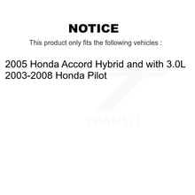 Charger l'image dans la galerie, Front Disc Brake Rotors And Ceramic Pads Kit For Honda Pilot Accord