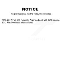 Load image into Gallery viewer, Front Disc Brake Rotors And Ceramic Pads Kit For Fiat 500