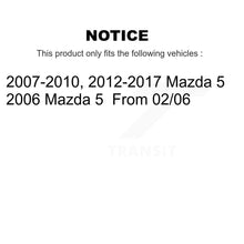 Charger l'image dans la galerie, Front Rear Disc Brake Rotors And Ceramic Pads Kit For Mazda 5