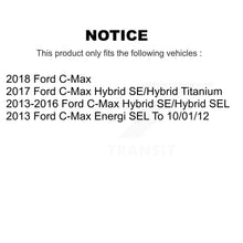 Load image into Gallery viewer, Front Rear Disc Brake Rotors And Ceramic Pads Kit For Ford C-Max