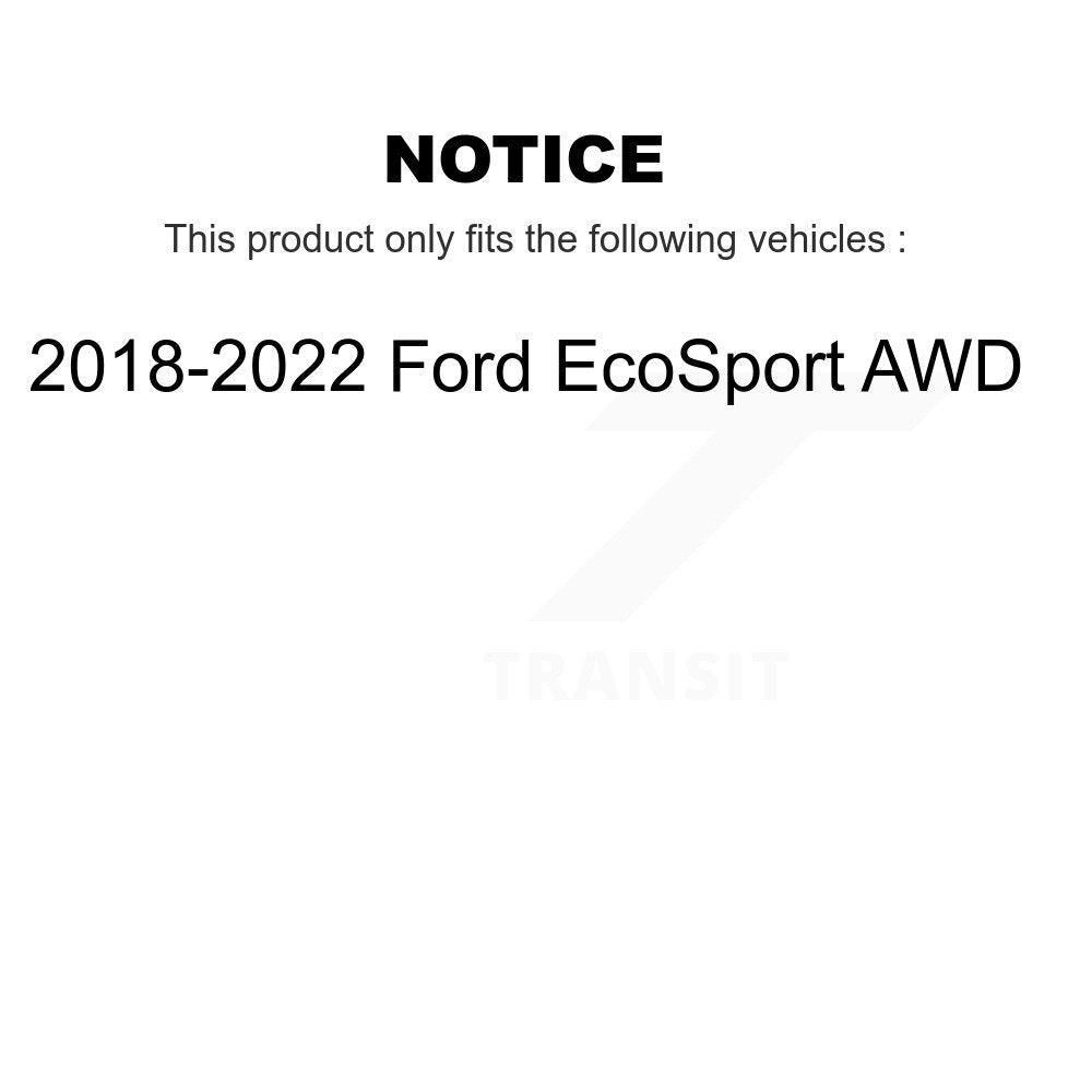 [Front+Rear] 2018-2022 Ford EcoSport AWD Premium OE Brake Kit & Ceramic Pads For Max Braking