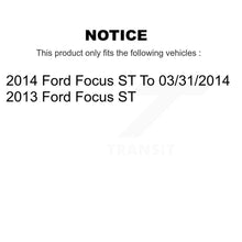 Charger l'image dans la galerie, Front Rear Disc Brake Rotors And Ceramic Pads Kit For Ford Focus ST