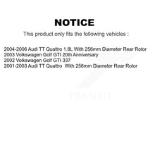 Load image into Gallery viewer, Front Rear Disc Brake Rotors Ceramic Pad Kit For Volkswagen Golf Audi TT Quattro