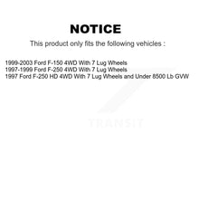 Load image into Gallery viewer, Front Rear Disc Brake Rotors And Ceramic Pads Kit For Ford F-150 F-250 HD 4WD