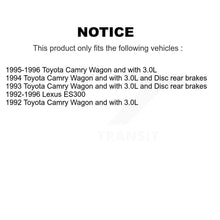 Load image into Gallery viewer, Front Rear Disc Brake Rotors And Ceramic Pads Kit For Toyota Camry Lexus ES300