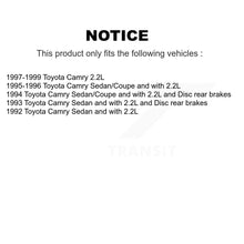 Load image into Gallery viewer, Front Rear Disc Brake Rotors And Ceramic Pads Kit For Toyota Camry