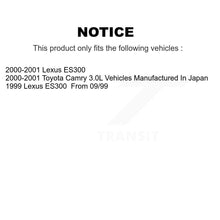Load image into Gallery viewer, Front Rear Disc Brake Rotors And Ceramic Pads Kit For Toyota Camry Lexus ES300