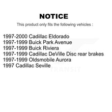 Charger l'image dans la galerie, Front Rear Brake Rotors &amp; Ceramic Pad Kit For Cadillac DeVille Buick Park Avenue