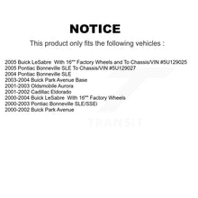 Load image into Gallery viewer, Front Rear Brake Rotor And Ceramic Pad Kit For Buick LeSabre Park Avenue Pontiac