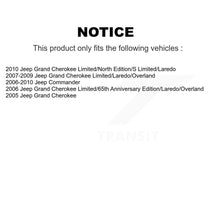 Load image into Gallery viewer, Front Rear Disc Brake Rotors &amp; Ceramic Pad Kit For Jeep Grand Cherokee Commander