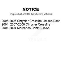 Load image into Gallery viewer, Front Rear Disc Brake Rotor Ceramic Pad Kit For Chrysler Crossfire Mercedes-Benz