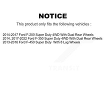 Load image into Gallery viewer, Front Rear Brake Rotor And Ceramic Pad Kit For Ford F-250 Super Duty F-350 F-450