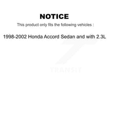 Load image into Gallery viewer, [Front+Rear] 98-02 Honda Accord Sedan with 2.3L Premium OE Brake Rotors &amp; Ceramic Pads Kit For Max Braking