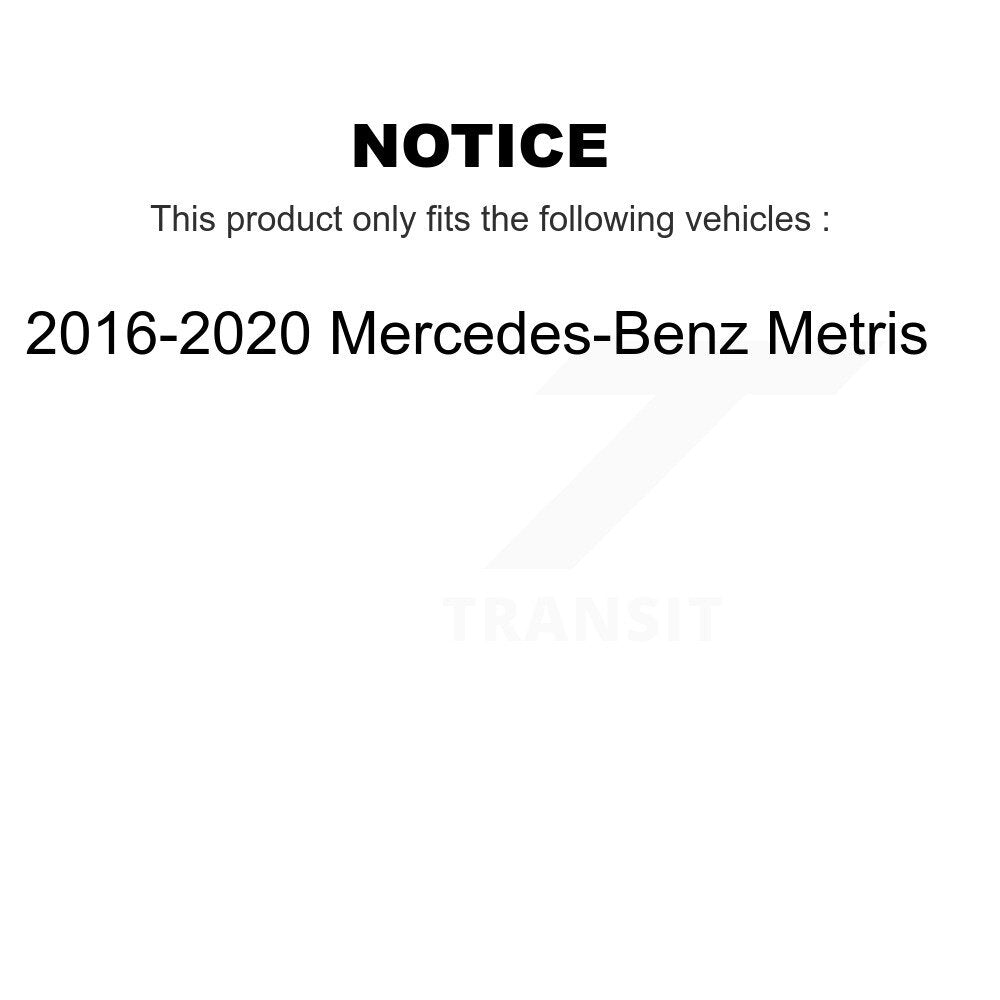 [Front+Rear] 2016-2020 Mercedes-Benz Metris Premium OE Brake Kit & Ceramic Pads For Max Braking