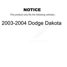 Load image into Gallery viewer, [Front+Rear] 2003-2004 Dodge Dakota Premium OE Brake Kit &amp; Ceramic Pads For Max Braking