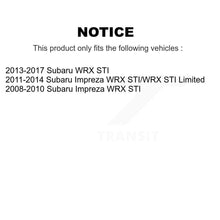 Load image into Gallery viewer, Front Rear Disc Brake Rotors And Ceramic Pads Kit For Subaru Impreza WRX STI
