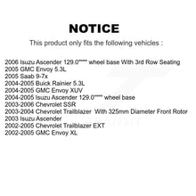 Charger l'image dans la galerie, Front Rear Brake Rotor &amp; Ceramic Pad Kit For Chevrolet Trailblazer GMC EXT Envoy