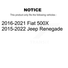 Load image into Gallery viewer, Front Rear Disc Brake Rotors And Ceramic Pads Kit For Jeep Renegade Fiat 500X