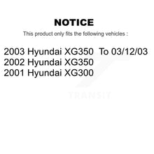 Charger l'image dans la galerie, Front Rear Disc Brake Rotors And Ceramic Pads Kit For Hyundai XG350 XG300