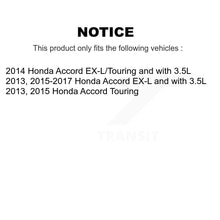 Load image into Gallery viewer, Front Rear Disc Brake Rotors And Ceramic Pads Kit For Honda Accord