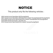 Load image into Gallery viewer, Front Rear Disc Brake Rotors And Ceramic Pads Kit For Honda Accord K8C-100986