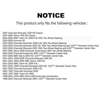 Charger l'image dans la galerie, Front Rear Brake Rotor Ceramic Pad Kit For Chevrolet Silverado 2500 HD GMC H2 XL