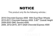 Charger l'image dans la galerie, Front Rear Brake Rotor And Ceramic Pad Kit For Chevrolet Express 4500 GMC Savana