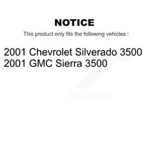 Load image into Gallery viewer, Front Rear Brake Rotor &amp; Ceramic Pad Kit For Chevrolet Silverado 3500 GMC Sierra