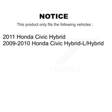 Charger l'image dans la galerie, Front Rear Disc Brake Rotors And Ceramic Pads Kit For Honda Civic