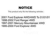 Charger l'image dans la galerie, Front Rear Disc Brake Rotor And Ceramic Pad Kit For Ford Ranger Explorer Mercury