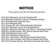 Load image into Gallery viewer, Front Rear Brake Rotor &amp; Ceramic Pad Kit For Jeep Patriot Compass Chrysler Dodge