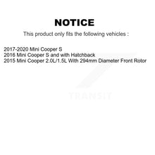 Load image into Gallery viewer, Front Rear Disc Brake Rotors And Ceramic Pads Kit For Mini Cooper