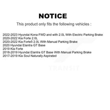Charger l'image dans la galerie, Front Rear Brake Rotor &amp; Ceramic Pad Kit For Kia Hyundai Kona Forte Soul Elantra