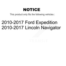 Charger l'image dans la galerie, Front Rear Brake Rotor And Ceramic Pad Kit For Ford Expedition Lincoln Navigator