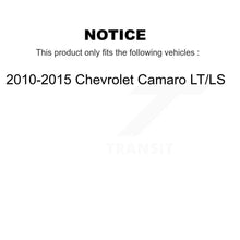 Charger l&#39;image dans la galerie, Kit de plaquettes en céramique pour Rotor de frein à disque avant et arrière, pour Chevrolet Camaro LT LS 2010 – 2015 