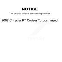 Charger l'image dans la galerie, Front Rear Brake Rotor Ceramic Pad Kit For 2007 Chrysler PT Cruiser Turbocharged