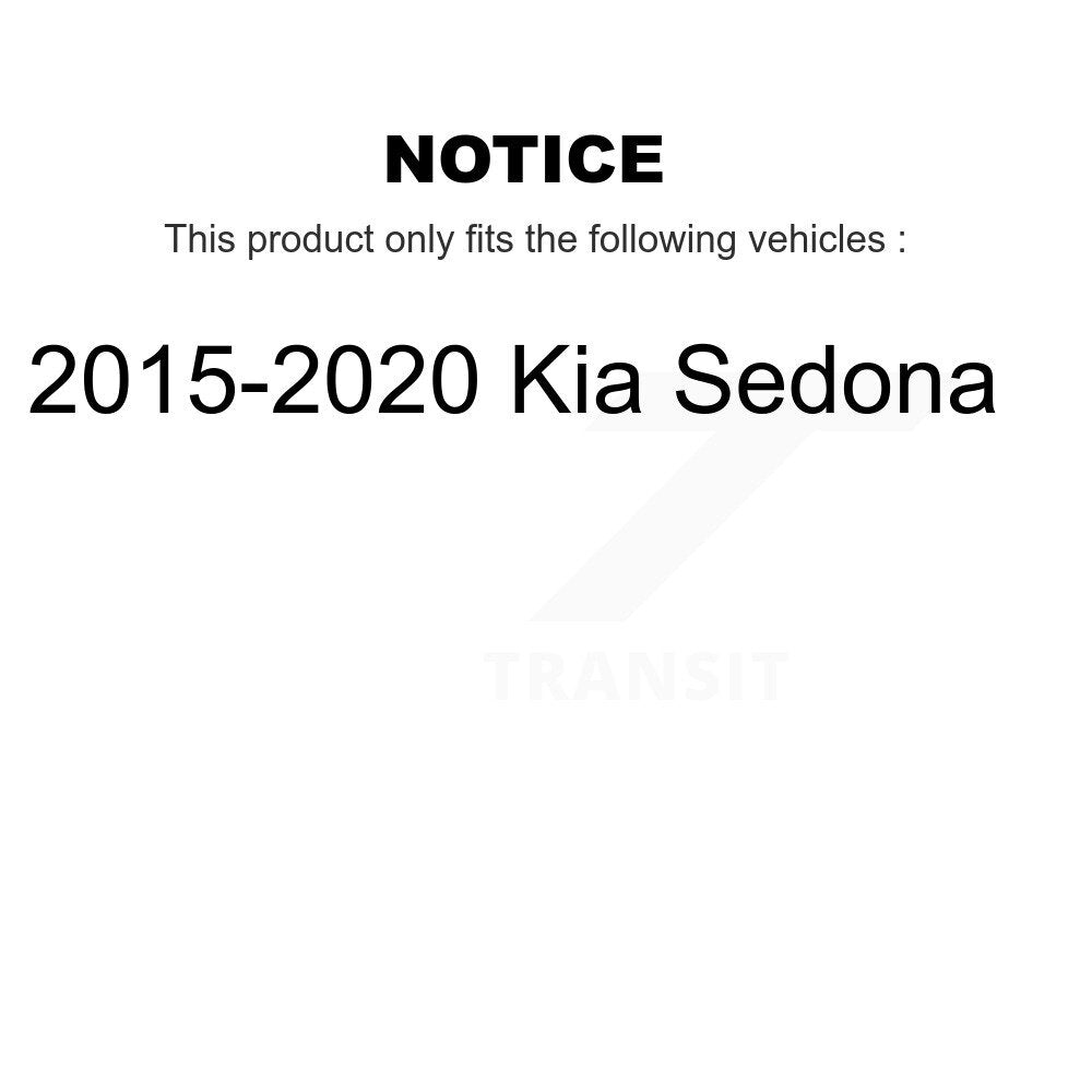 [Front+Rear] 2015-2020 Kia Sedona Premium OE Brake Kit & Ceramic Pads For Max Braking