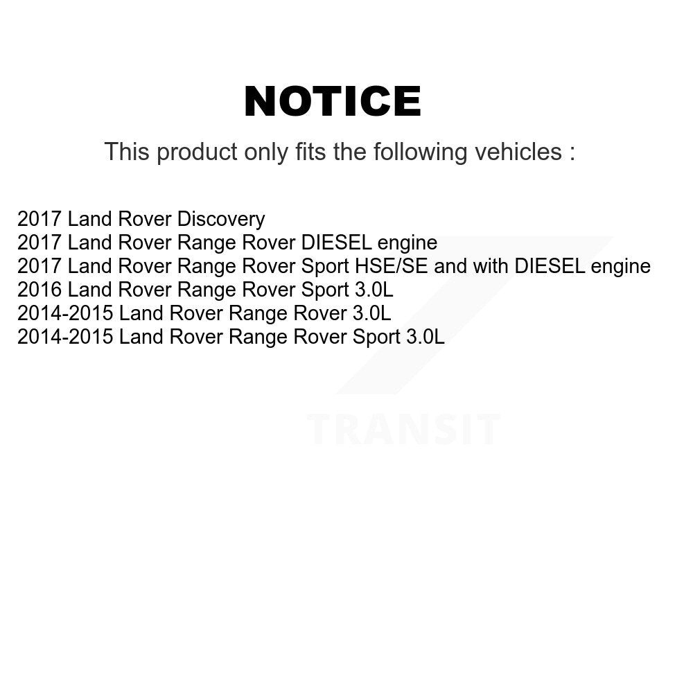 Front Rear Disc Brake Rotor Ceramic Pad Kit For Land Rover Range Sport Discovery