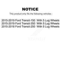 Charger l'image dans la galerie, Front Rear Disc Brake Rotor And Ceramic Pad Kit For Ford Transit-250 Transit-350