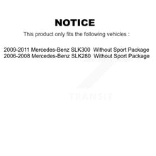 Load image into Gallery viewer, Front Rear Disc Brake Rotors And Ceramic Pad Kit For Mercedes-Benz SLK280 SLK300