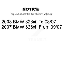 Charger l'image dans la galerie, Front Rear Disc Brake Rotors And Ceramic Pads Kit For 2008 BMW 328xi To 08 07
