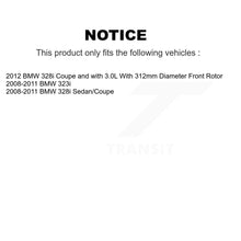 Charger l'image dans la galerie, Front Rear Disc Brake Rotors And Ceramic Pads Kit For BMW 328i 323i